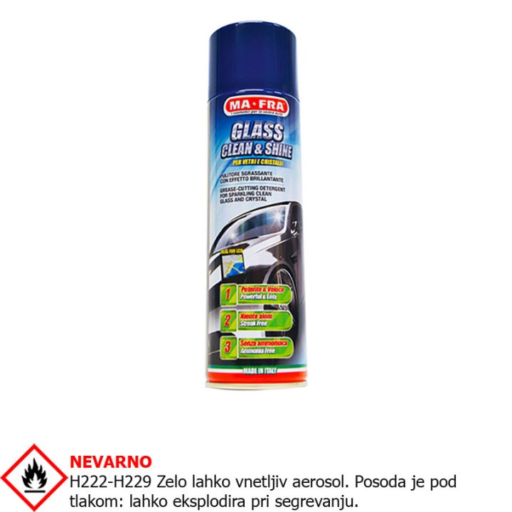 ČISTILO ZA STEKLO V SPREJU 500ml MAFRA - 170276