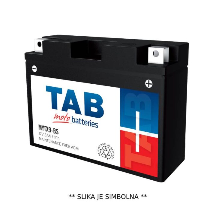 AKUMULATOR TAB MOTO HYB9-B/YB9-B 12V-9Ah - 116135