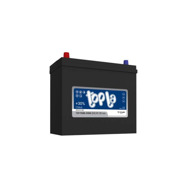 AKUMULATOR Topla Top Sealed JIS 12V-55 Ah D+ 55524/51 SMF - 1290004