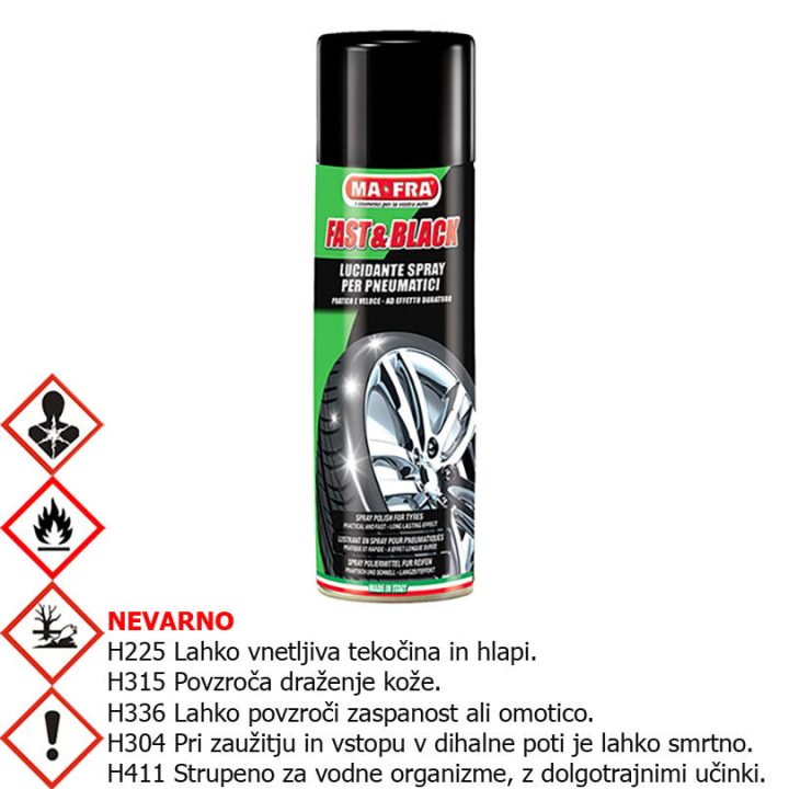 POLISH SPREJ ZA PNEVMATIKE FAST&BLACK MAFRA - 170100