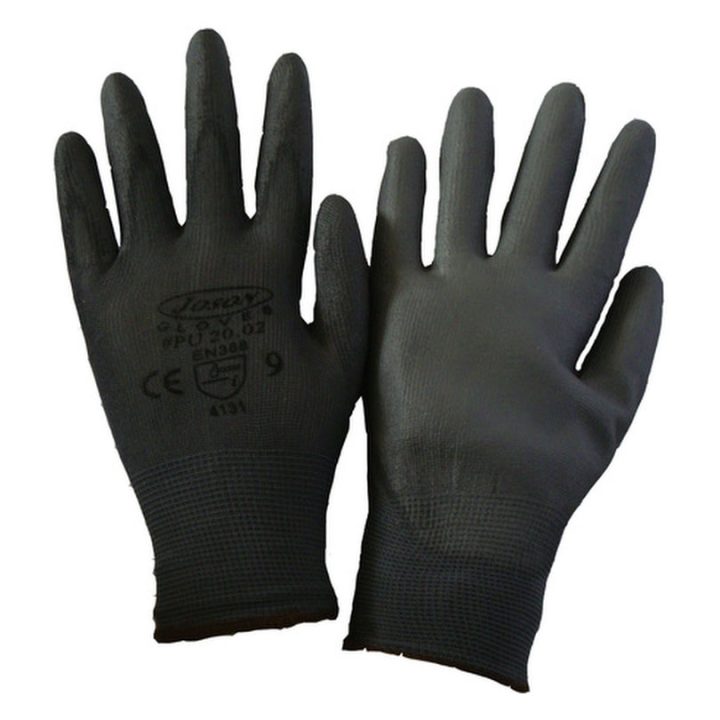 ROKAVICE NYLON PU SIVE -T ŠT 08 - 011074