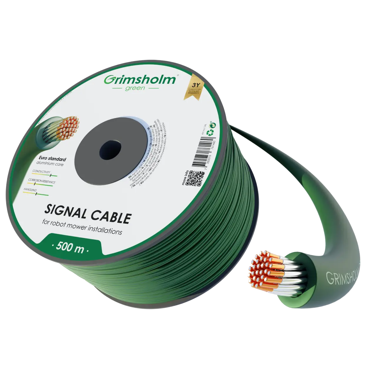 Omejevalni kabel za robotsko kosilnico Standard 500m Grimsholm